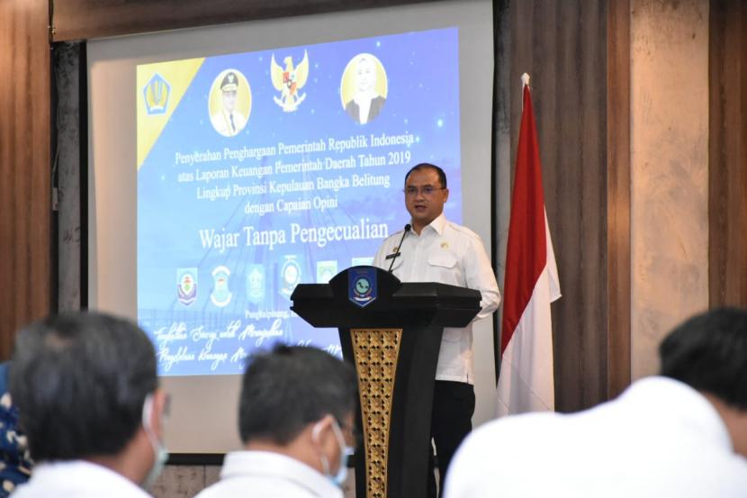 Gubernur Kepulauan Bangka Belitung (Gubernur Babel) Erzaldi Rosman mengapresiasi tujuh pemda yang berhasil mendapatkan WTP, seraya berharap ke depan agar capaian ini tetap terus dijaga.