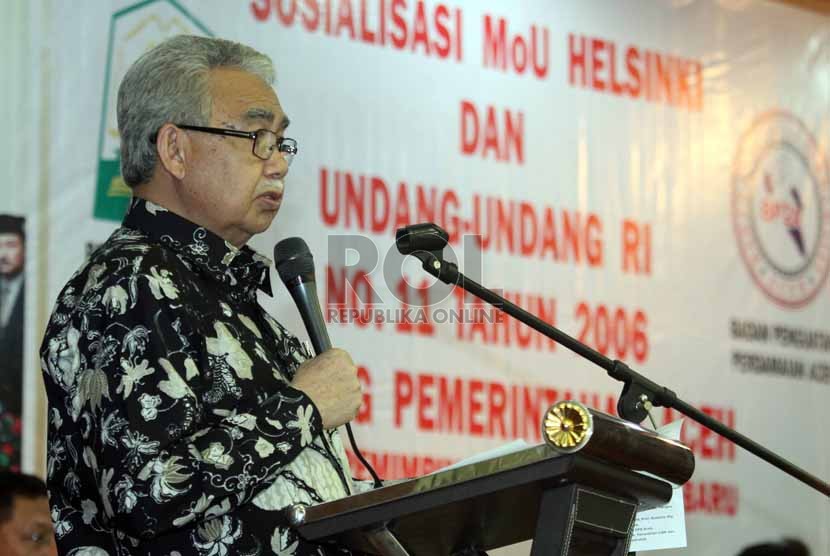 Gubernur Nanggroe Aceh Darussalam Zaini Abdullah.