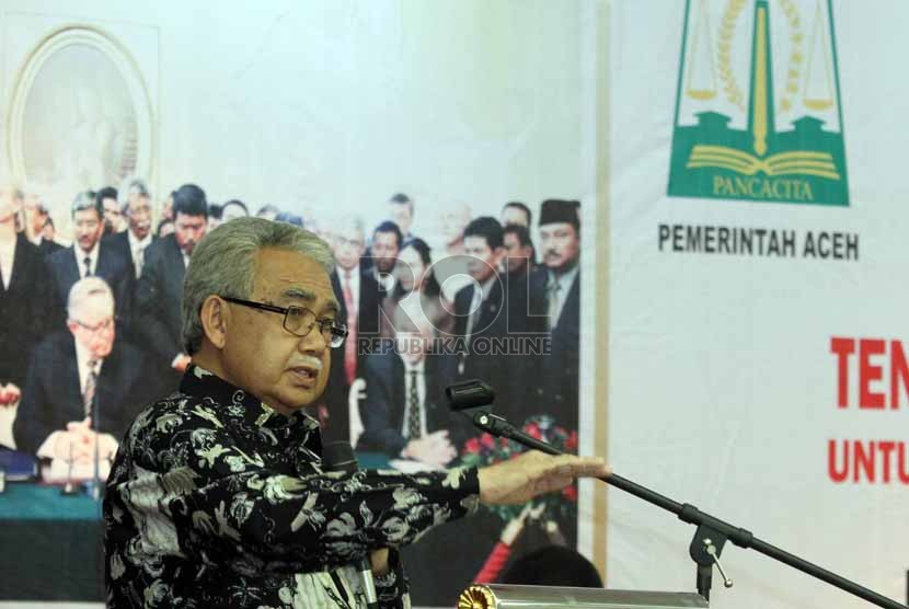 Gubernur Nanggroe Aceh Darussalam Zaini Abdullah.