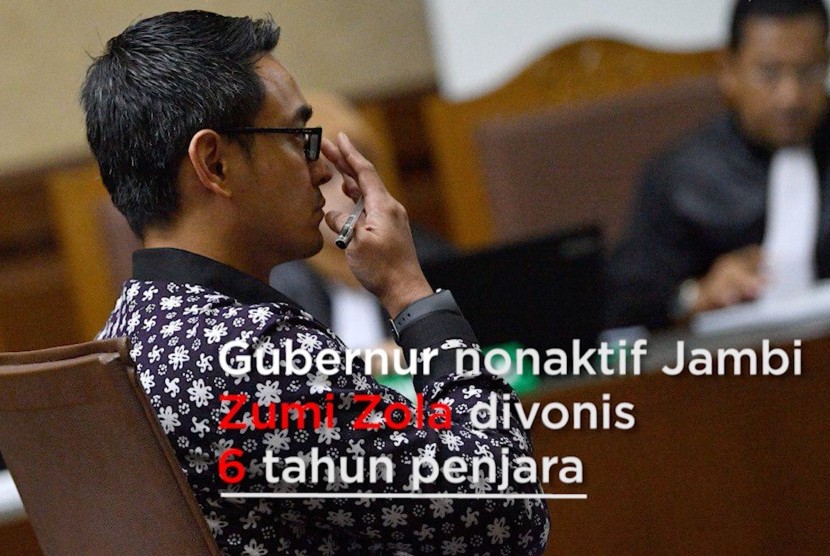 Gubernur nonaktif Jambi Zumi Zola