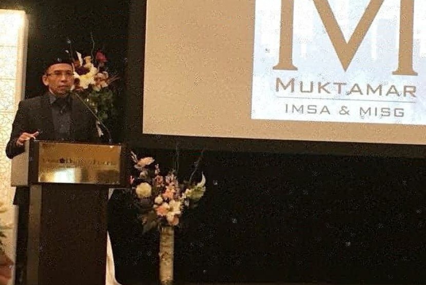 Gubernur Nusa Tenggara Barat (NTB) TGH Muhammad Zainul Majdi menjadi pembicara pada Mukhtamar Komunitas Muslim Indonesia di Amerika (IMSA) bekerjasama dengan Komunitas Muslim Malaysia di Amerika (MISG) di Denver, negara bagian Colorado, Amerika Serikat (AS) pada Sabtu (23/12) waktu setempat.