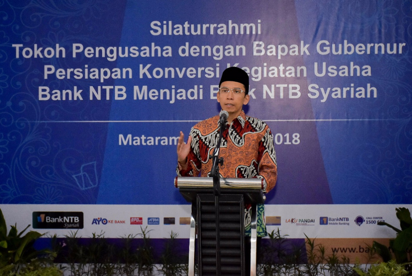 Gubernur Nusa Tenggara Barat (NTB) Tuan Guru Bajang (TGB) Muhammad Zainul Majdi.