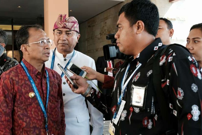 Gubernur Provinsi Bali, Wayan Koster bangga diadopsinya konsep Tri Hita Karana dalam Pertemuan Tahunan Dana Moneter Internasional (IMF) - Bank Dunia (World Bank) 2018 di Bali.