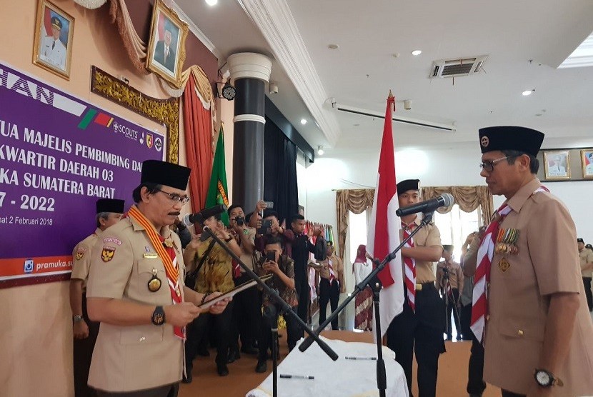 Gubernur Provinsi Sumatera Barat Irwan Prayitno dilantik menjadi Ketua Majelis Pembimbing Daerah (Mabida) Gerakan Pramuka Sumatera Barat