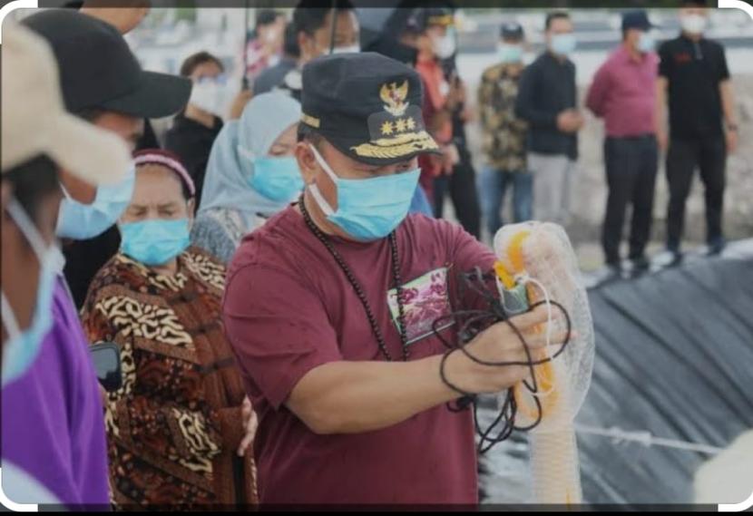 Salah satu inovasi dan gagasan Gubernur Kalimantan Tengah H Sugianto Sabran dalam mengangkat taraf hidup masyarakat pesisir yang bekerja pada sektor kelautan dan perikanan yakni dengan membangun Kawasan tambak udang Vaname (Shrimp estate) di Kabupaten Sukamara.