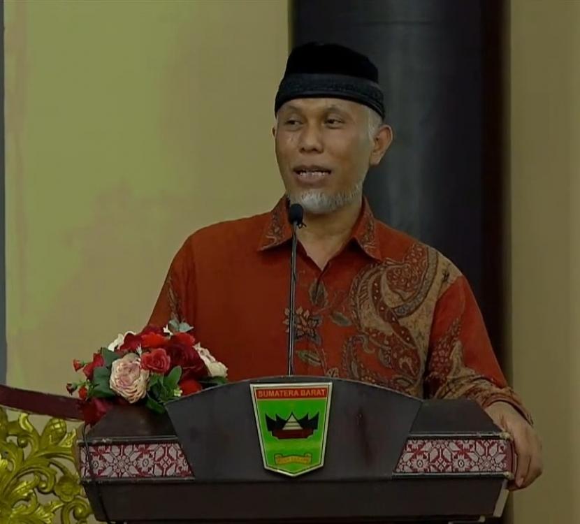Gubernur Sumatera Barat Buya Mahyeldi Ansharullah.