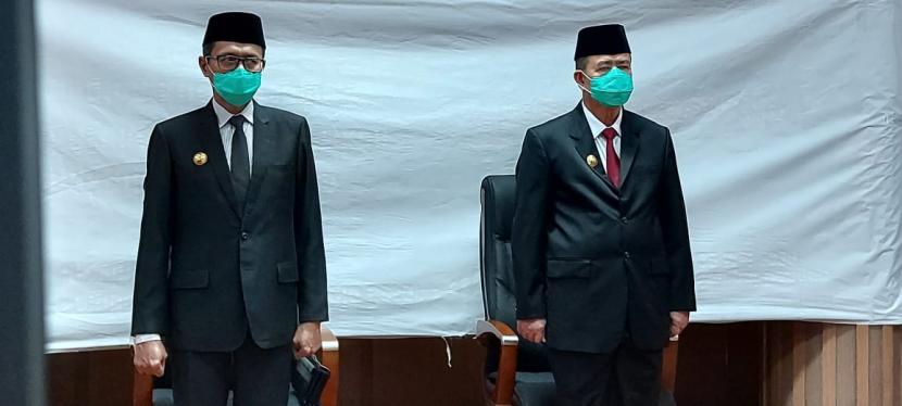 Gubernur Sumatera Barat Irwan Prayitno  bersama Wakil Gubernur Nasrul Abit 