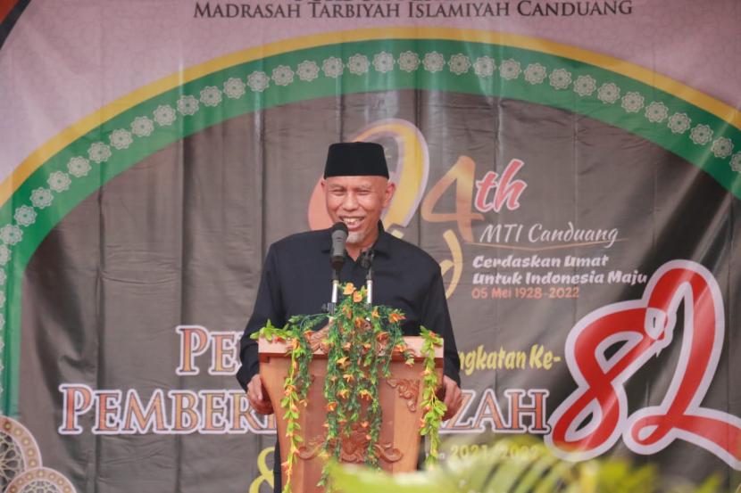 Gubernur Sumatera Barat (Sumbar), Buya Mahyeldi.
