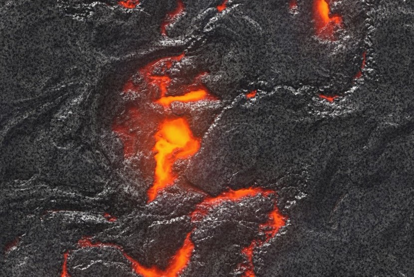 Gumpalan magma (ilustrasi).