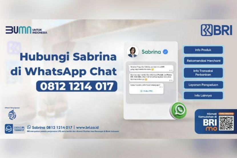 Gunakan Sabrina dari BRI agar liburan semakin nyaman.