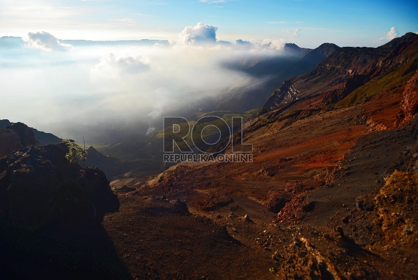 Gunung Tambora. Wagub NTB menilai keindahan alam di Gunung Tambora tak kalah dengan Eropa.