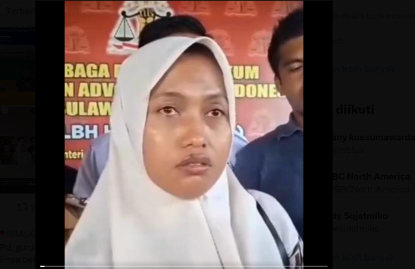 Guru di Konawe viral usai ditahan karena diduga lakukan penganiayaan ke murid.