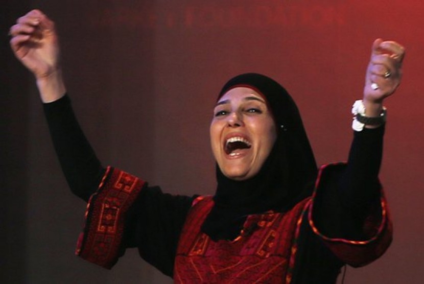 Guru Palestina, Hanan al-Hroub, yang memenangkan penghargaan 1 juta dolar AS