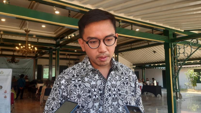KGPAA Mangkunegara X alias GPH Bhre Cakrahutomo Wira Sudjiwo ketika ditemui di Puro Mangkunegaran, Kota Solo, Jumat (14/7/2023). 