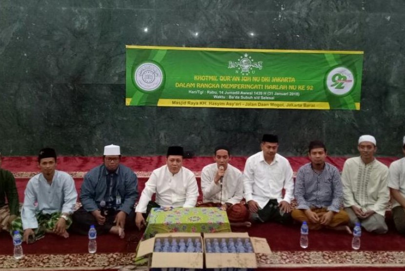 H. Zarkasyi Ishaq, Ketua JQH DKI Jakarta dan Pengagas Khataman al Quran Harlah NU ke 92,