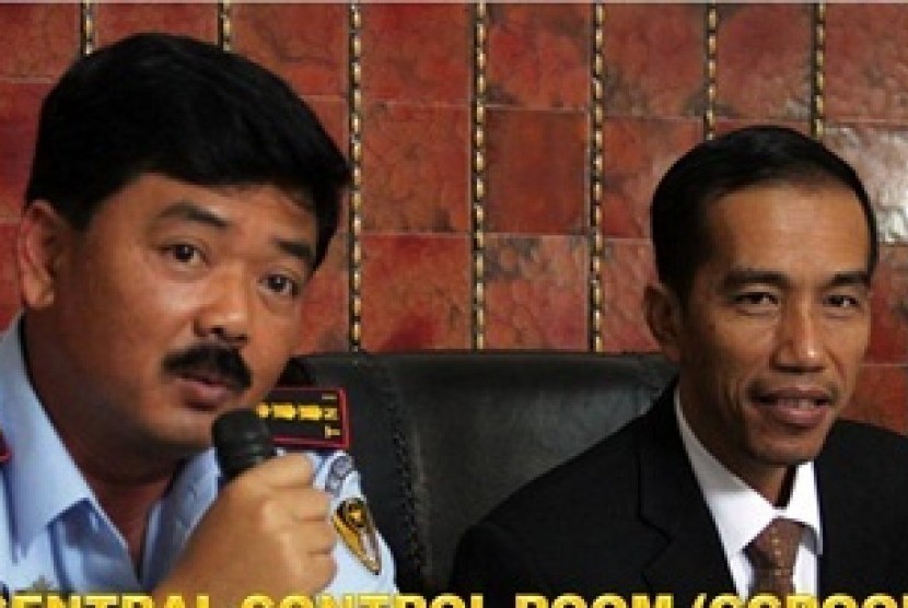 Hadi Tjahjanto bersama Jokowi ketika sama-sama berdinas di Solo.