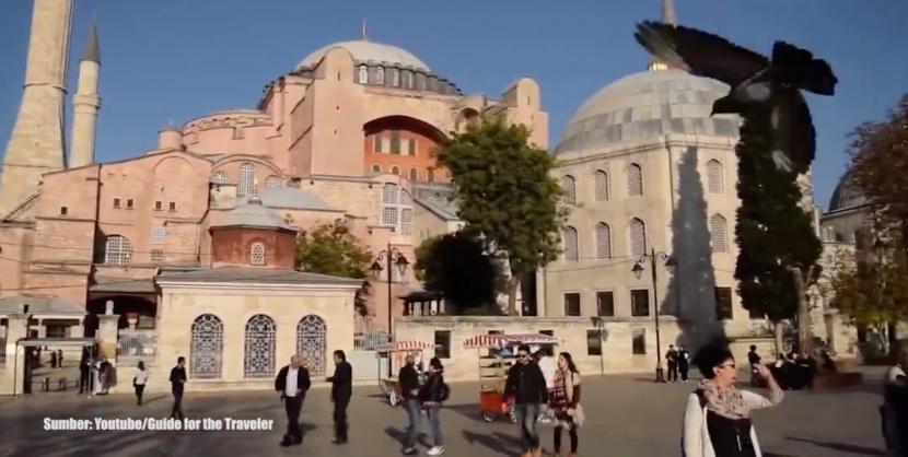 Muslim Rusia Sambut Bahagia Status Baru Hagia Sophia. Foto: Hagia Sophia