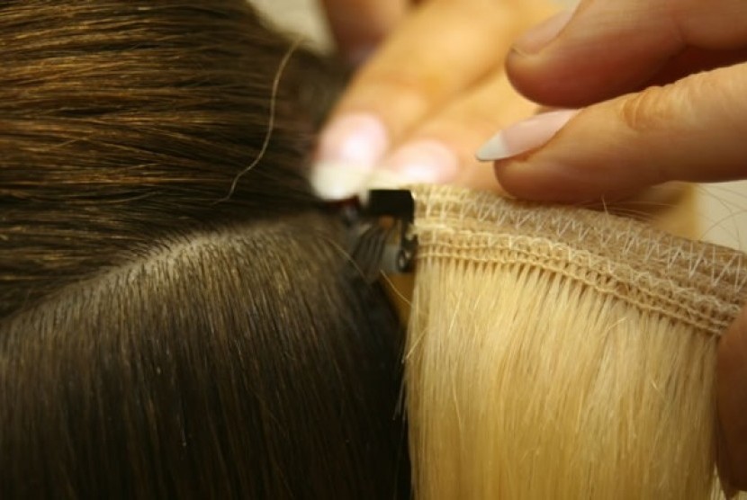 Hair extension (ilustrasi).