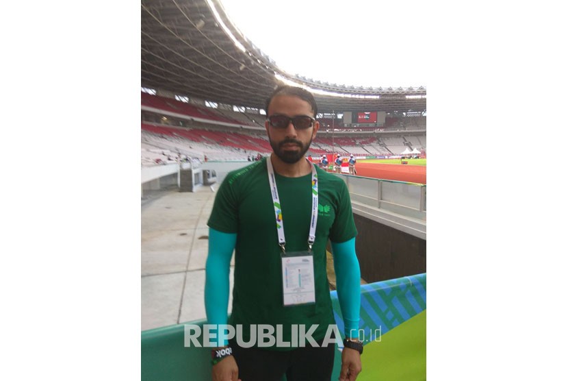Haitham Alathel,  Dokter Kontingen Arab Saudi di ajang Test Event Asian Games 2018.
