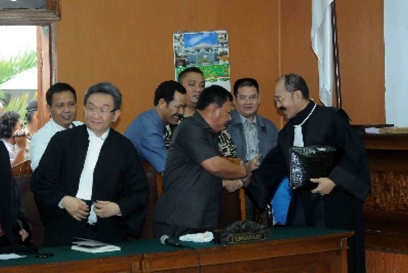 Hakim Sarpin Rizaldi usai sidang praperadilan Komjen Budi Gunawan di PN Jaksel.