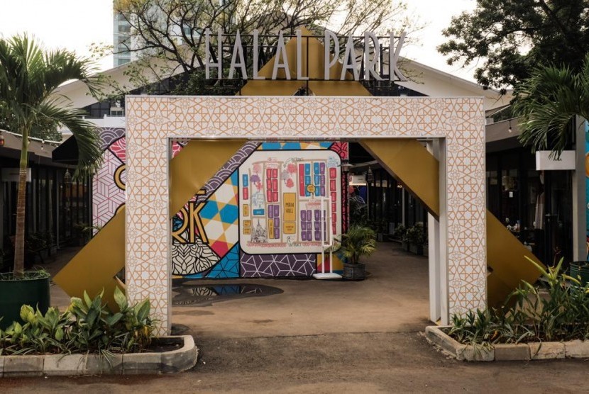 Halal Park didesain dengan konsep islami dan bernuansa budaya Indonesia.