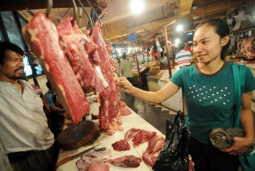 Harga daging masih stabil jelang Idul Adha tahun ini.