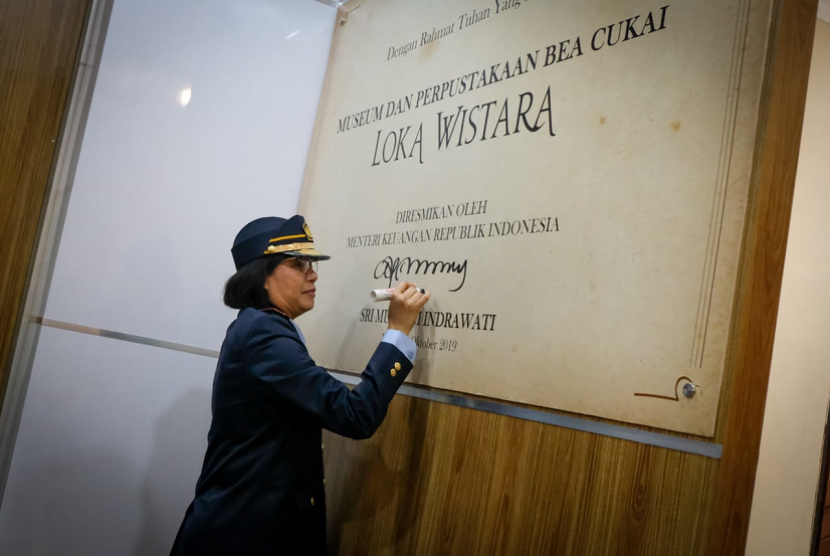 Hari Bea Cukai ke-73, Menteri Keuangan, Sri Mulyani Indrawati, juga berkesempatan untuk meresmikan museum dan perpustakaan baru milik Bea Cukai bernama “Loka Wistara”.