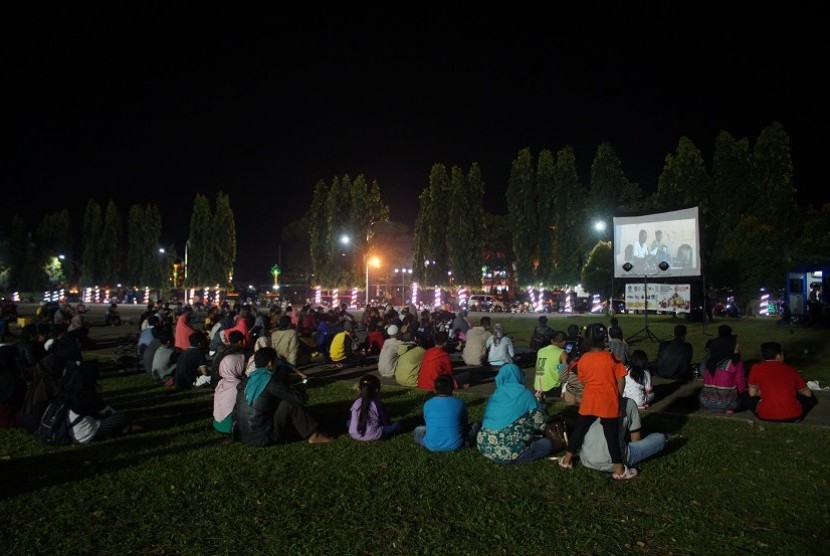 Hari Film Nasional 2017 di alun-alun Purbalingga