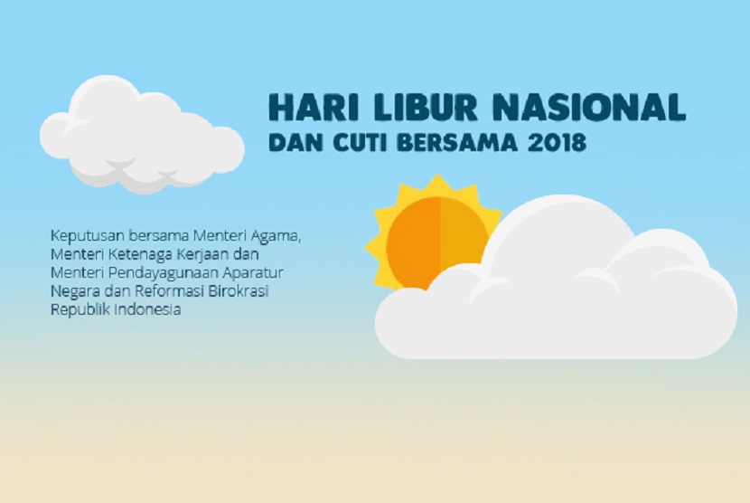 Hari libur nasional dan cuti bersama 2018.