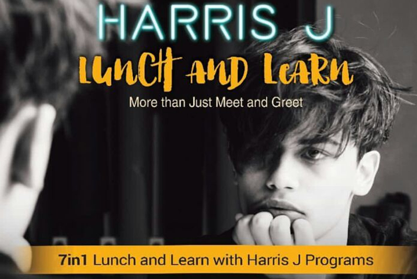 Harris J. ajak penggemar makan siang bareng sambil belajar, Sabtu besok.