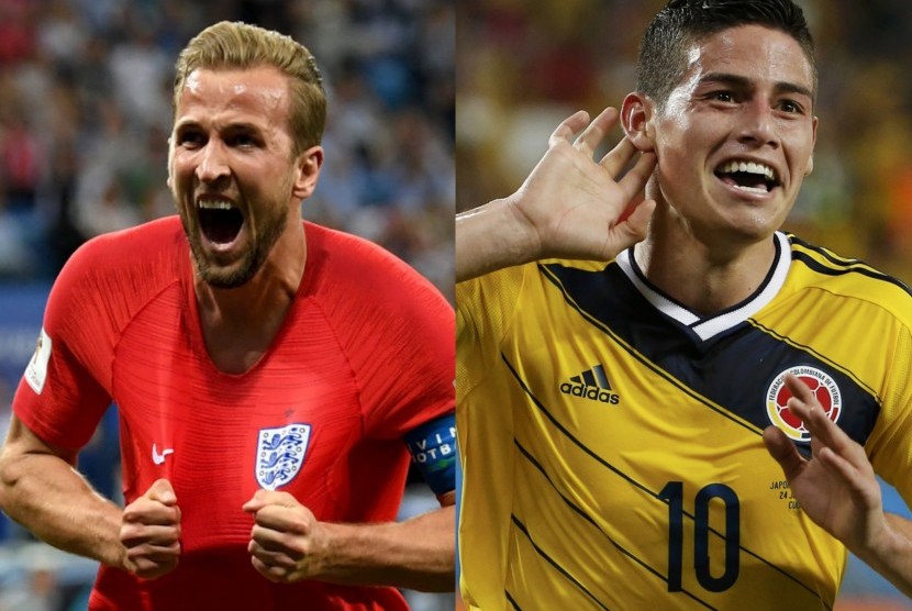 Harry Kane dan James Rodriguez