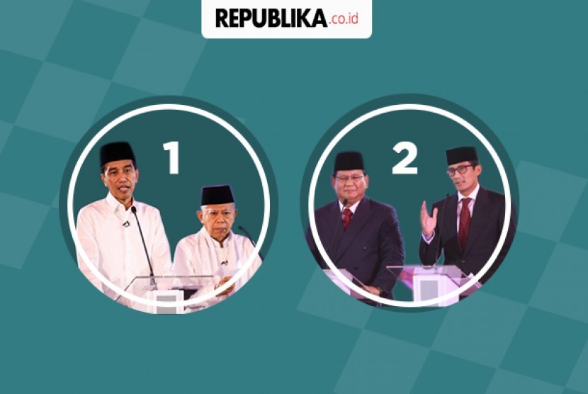 Hasil survei elektabilitas pascadebat pertama.