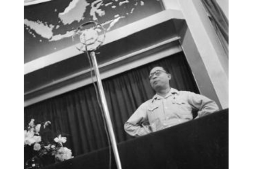 Hatta berpidato di depan anggota KNIP Januari 1947