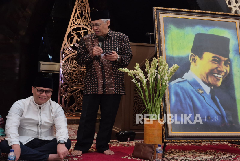 Haul ke-55 Bung Karno yang diselenggarakan DPP PDI Perjuangan dan PP Baitul Muslimin Indonesia, Sabtu (21/6/25).