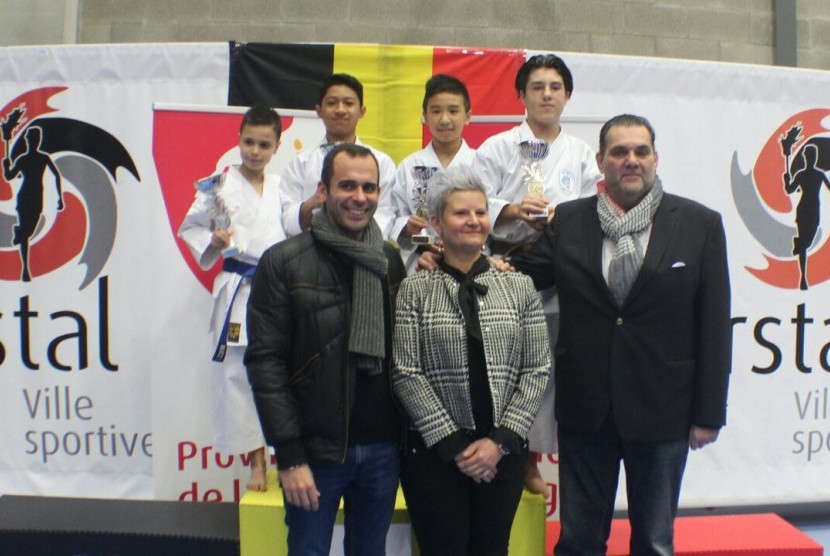 Hazel Ramadhan, siswa SD Bosowa Bina Insani, berhasil menjadi juara pertama lomba karate tingkat internasional di Belgia.