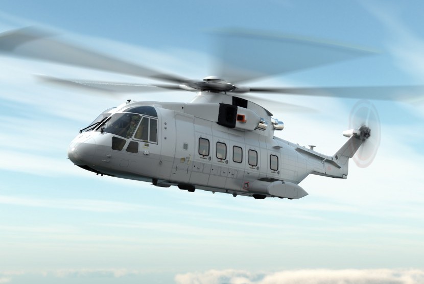 Helikopter Augusta Westland AW 101 yang ingin dibeli Presiden Jokowi