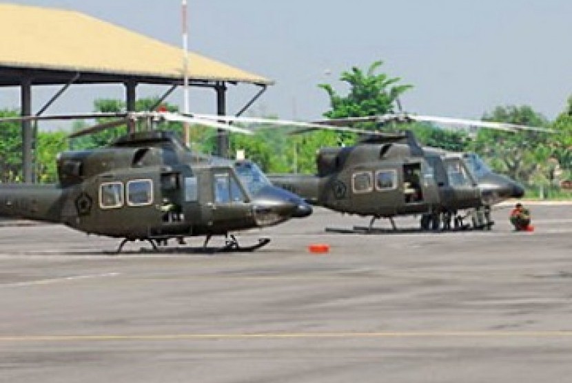 Helikopter Bell 412 EP milik TNI AD