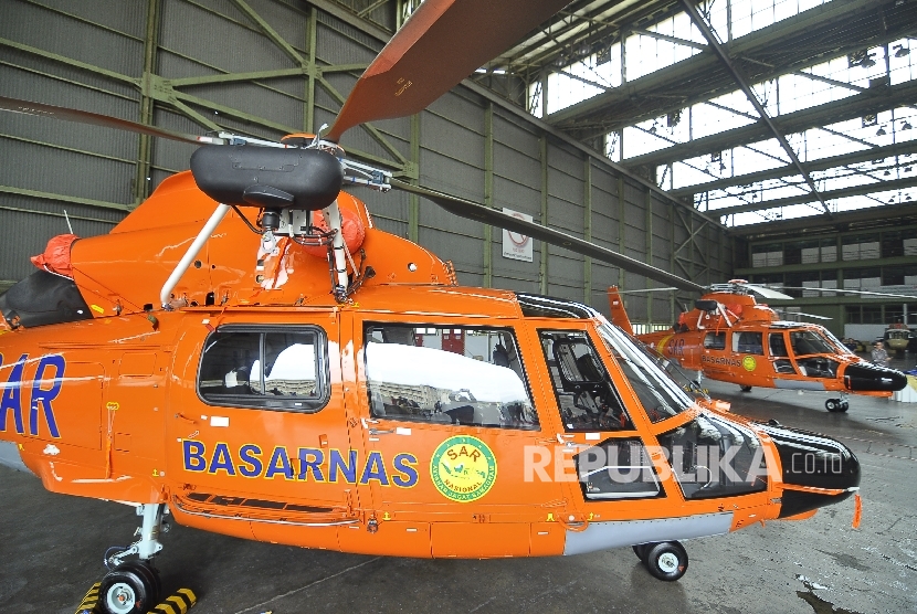 Basarnas' helicopter.