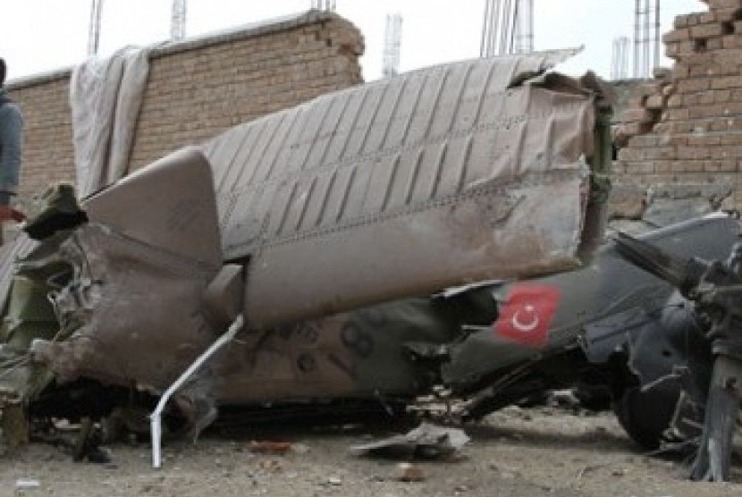 Helikopter Turki jatuh (ilustrasi)