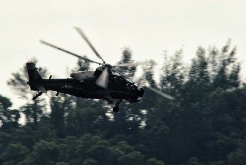 Helikopter buatan Cina (ilustrasi).