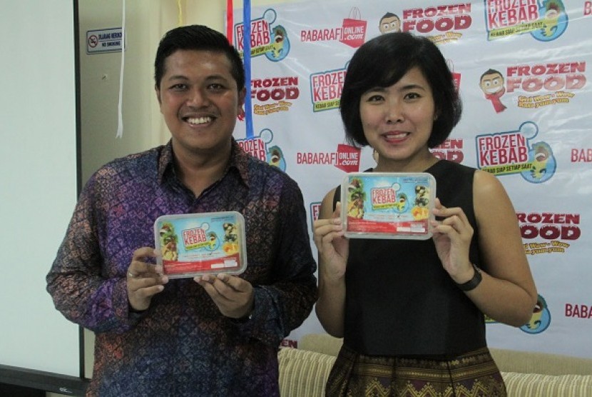 Hendy Setiono & Nilam Sari Saat Peluncuran Frozen Food Baba Rafi & Toko Babarafionline