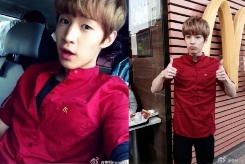 Henry Super Junior M dan bisnis makanan cepat sajinya di Cina 