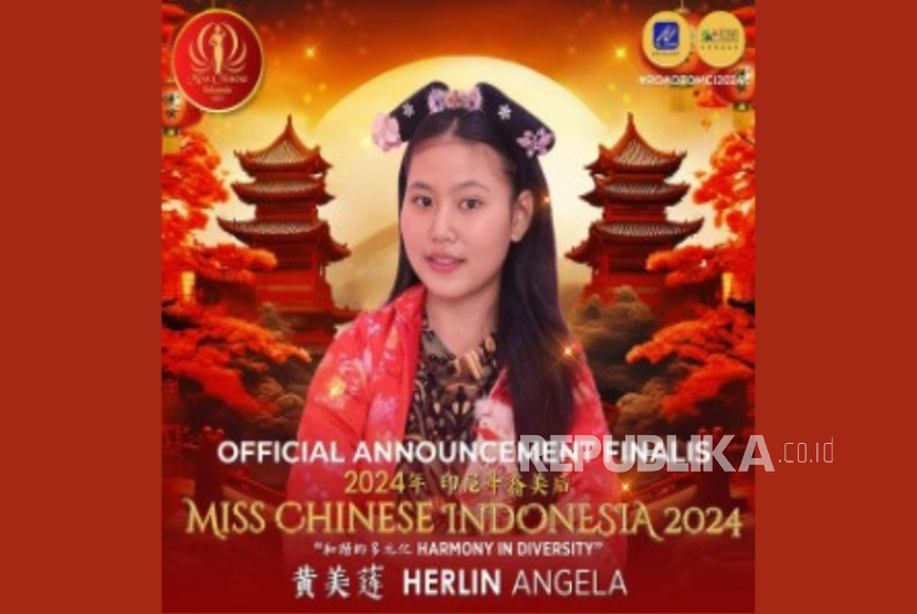 Herlin Angela Safa Abriel Fatilasyah, mahasiswi Program Studi (Prodi) Digital Entrepreneur (Kewirausahaan) Cyber University, terpilih menjadi salah satu finalis Miss Chinese Indonesia 2024.