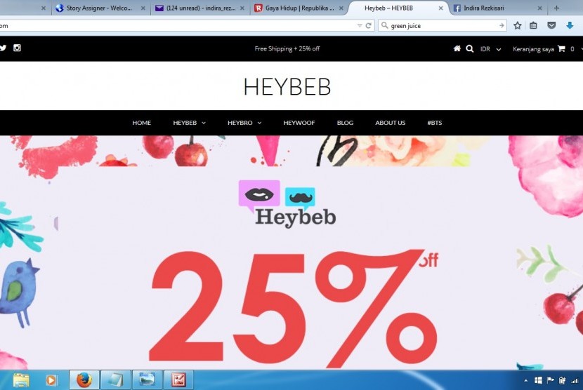 Heybeb.com berbeda karena menerapkan konsep kurator dalam dunia belanja online di Indonesia.