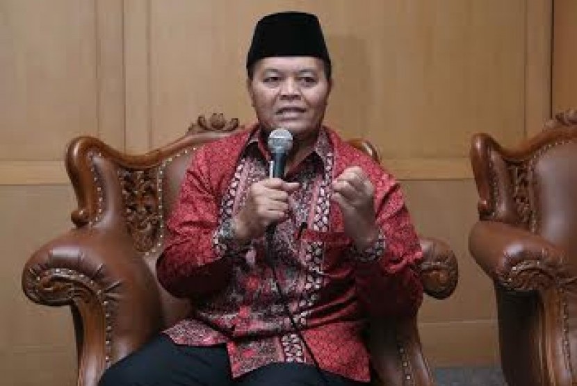 Hidayat Nur Wahid saat berdiskusi di MPR, Kamis (12/2)