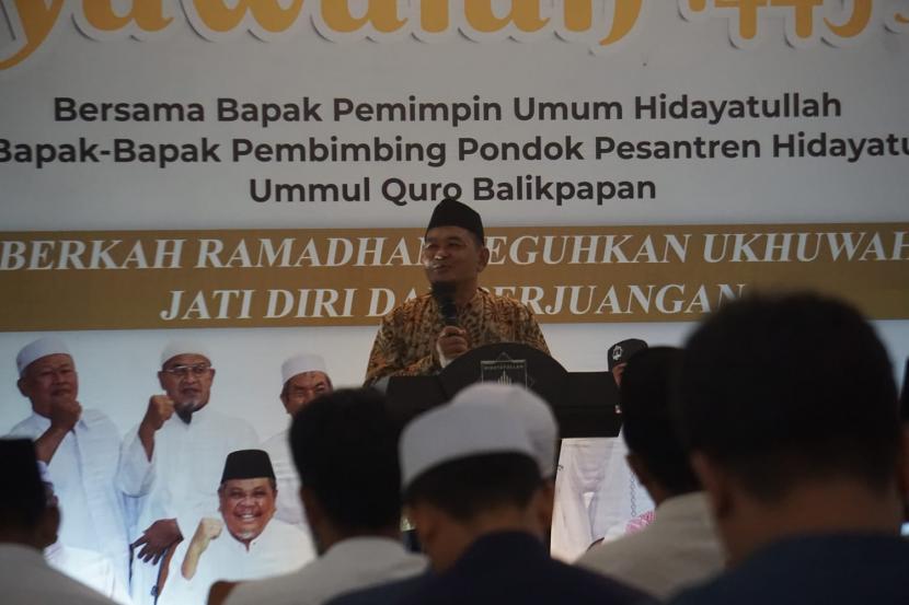  Hidayatullah Ummulqura Balikpapan menggelar acara Silaturahmi Kultural Syawalan   1443 H di Gunung Tembak, Balikpapan, Sabtu (14/5).