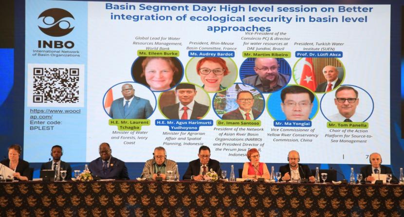 High level session mengenai Better Integration of Ecological Security in Basin Level Approaches: Citarum River Basin,  di Bali