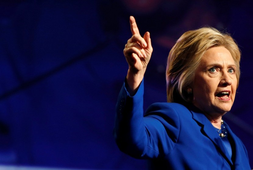 Hillary Clinton, kandidat Presiden AS dari Partai Demokrat.