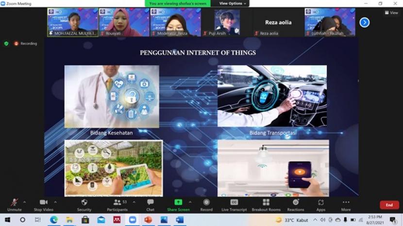 Himpunan Mahasiswa Teknologi Komputer (Himatk) Universitas BSI (Bina Sarana Informatika) kampus Tegal telah sukses menyelenggarakan webinar bertajuk ‘Let’s Learn IoT & Big Data’.
