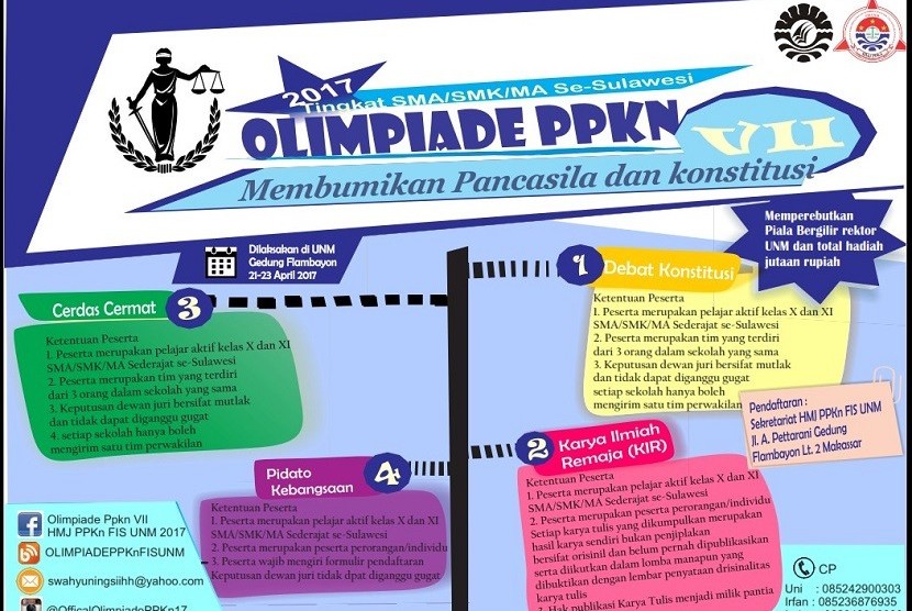  HMJ PPKn Gelar Olimpiade Tingkat SMA SE-Sulawesi